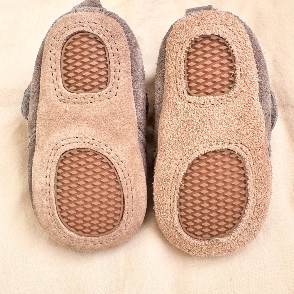 Zutano | Genuine Leather | 6M | Fur Lined Booties | NEW